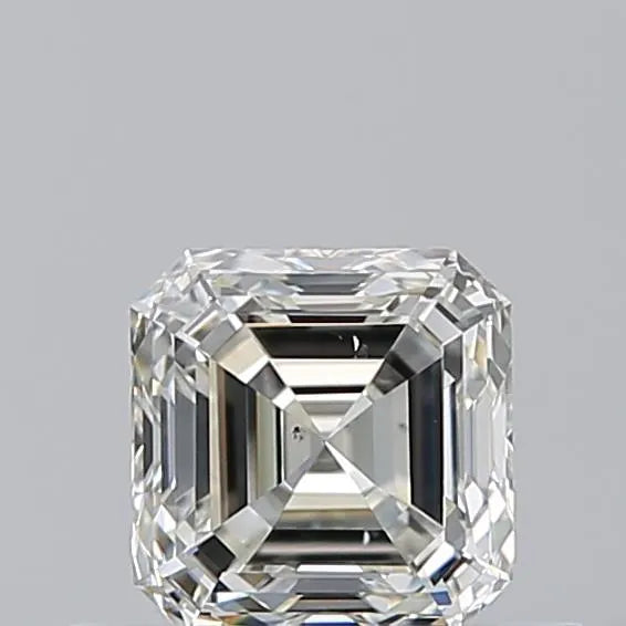 0.52ct Asscher Natural Diamond (Colour J, Clarity SI1, GIA Certified)