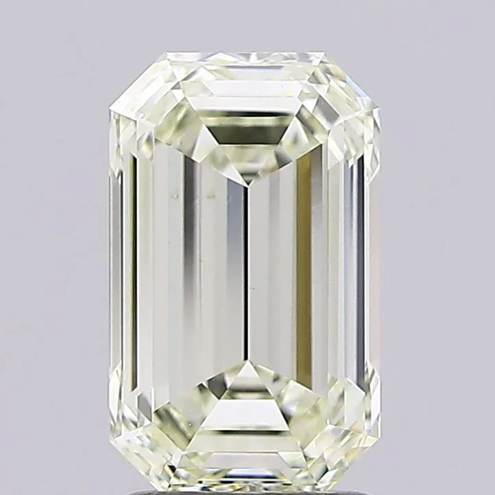 2.50ct Emerald Natural Diamond (Colour Fancy Light Yellow, Clarity VS2, GIA Certified)